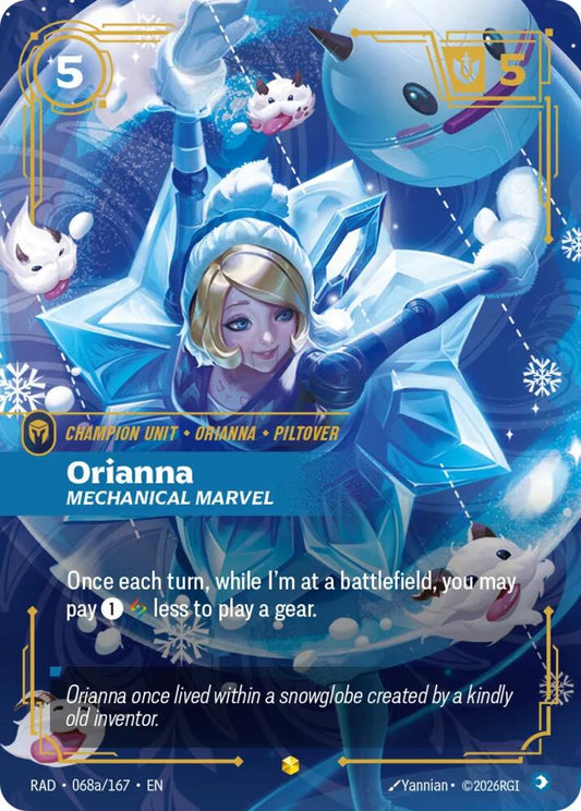 Orianna, Mechanical Marvel (Alternate Art) [Radiance] 068a/167