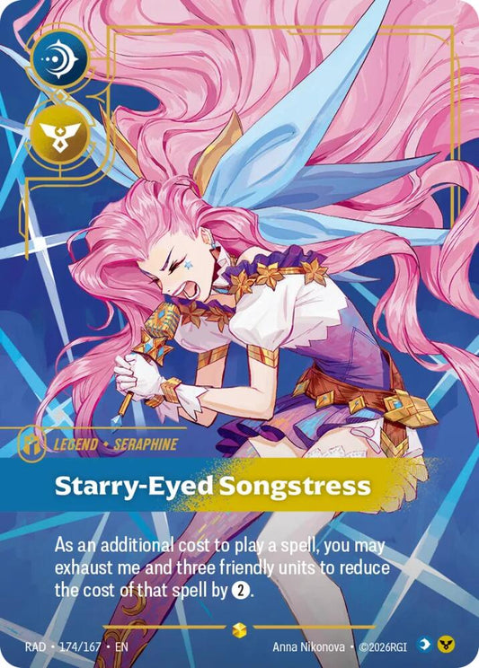 Seraphine, Starry-Eyed Songstress (Overnumbered) [Radiance] 174/167