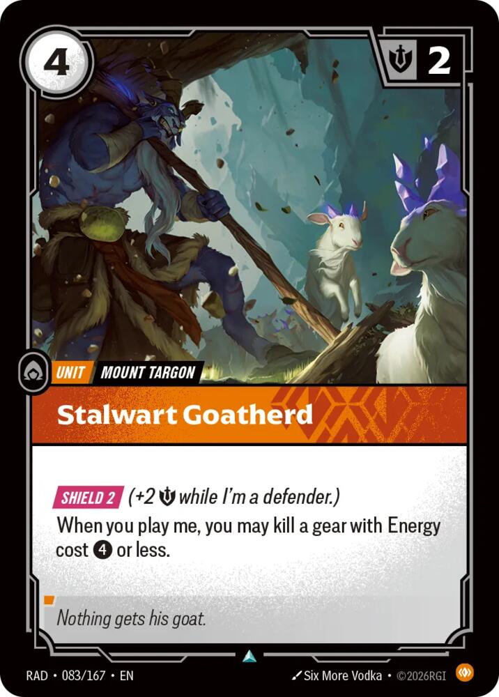 Stalwart Goatherd [Radiance] 083/167