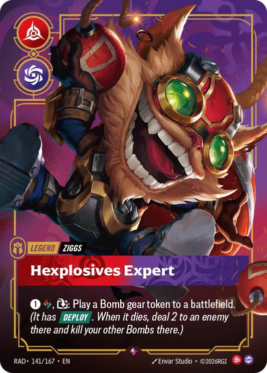 Ziggs, Hexplosives Expert [Radiance] 141/167