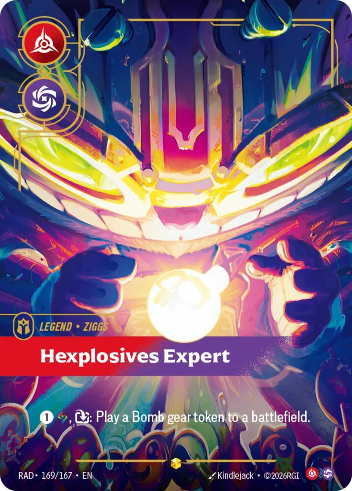 Ziggs, Hexplosives Expert (Overnumbered) [Radiance] 169/167