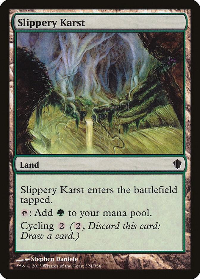 Slippery Karst [Commander 2013] 324