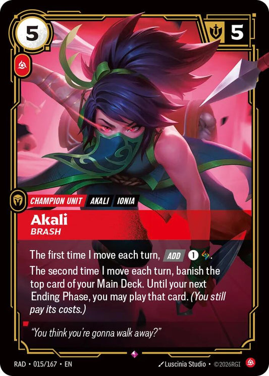 Akali, Brash [Radiance] 015/167