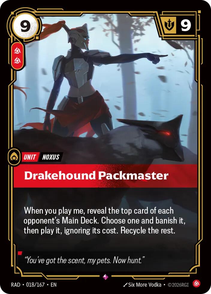Drakehound Packmaster [Radiance] 018/167