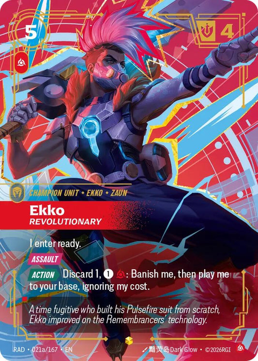 Ekko, Revolutionary (Alternate Art) [Radiance] 021a/167