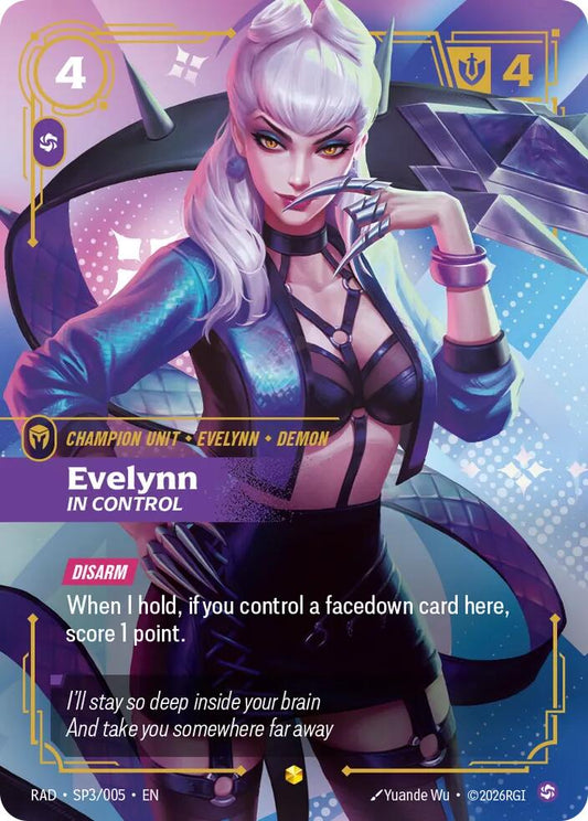 Evelynn, In Control (K/DA Special Art Card) [Radiance] SP3/005