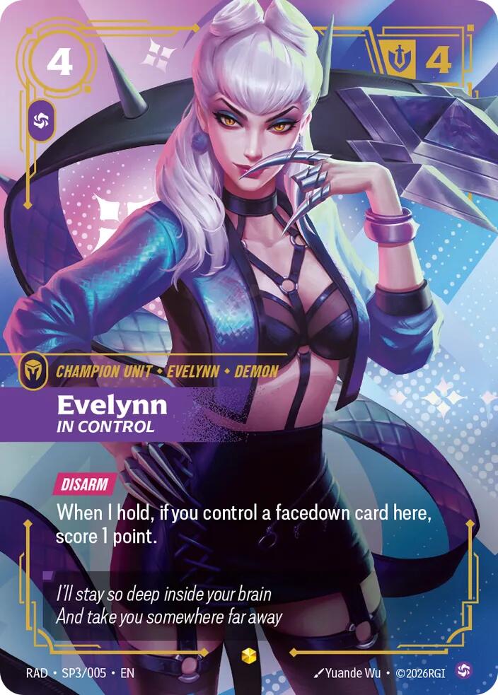 Evelynn, In Control (K/DA Special Art Card) [Radiance] SP3/005