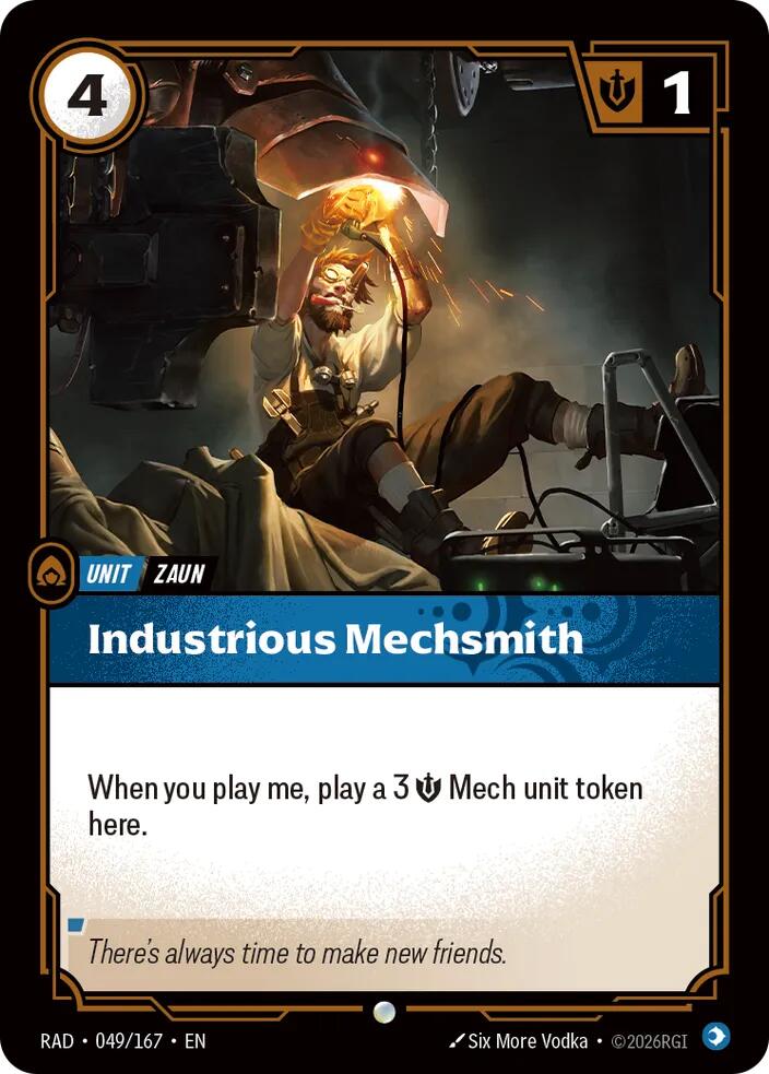 Industrious Mechsmith [Radiance] 049/167