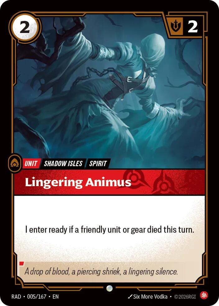 Lingering Animus [Radiance] 005/167