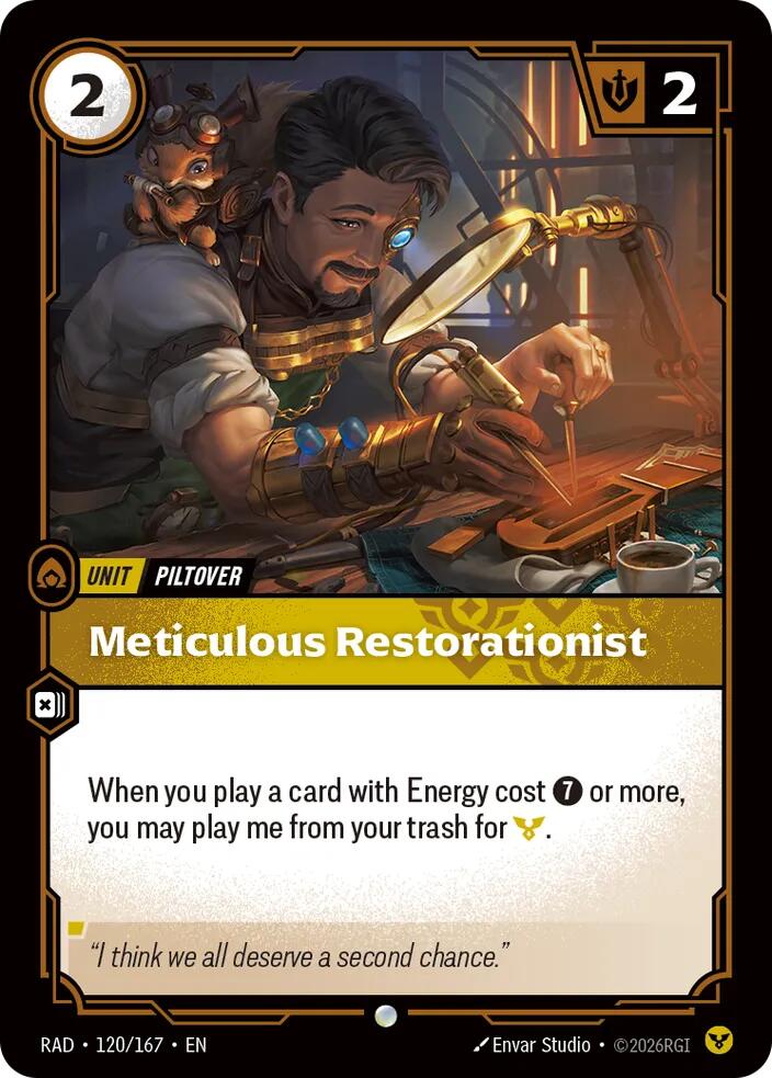 Meticulous Restorationist [Radiance] 120/167