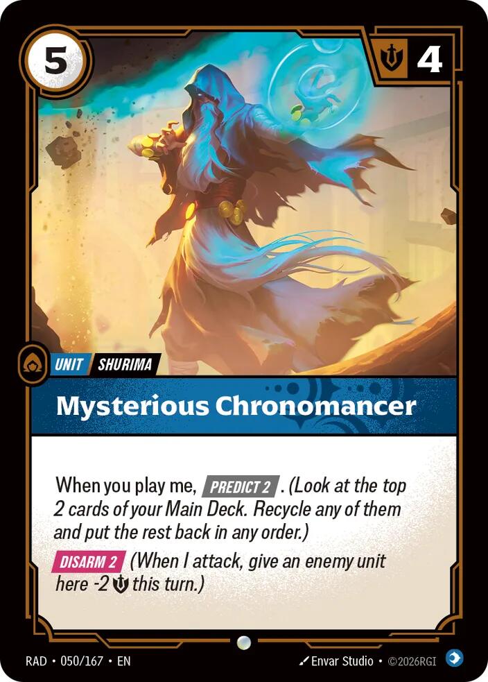 Mysterious Chronomancer [Radiance] 050/167