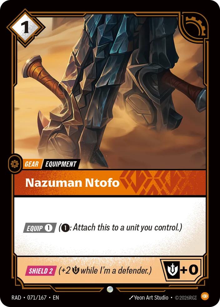 Nazuman Ntofo [Radiance] 071/167