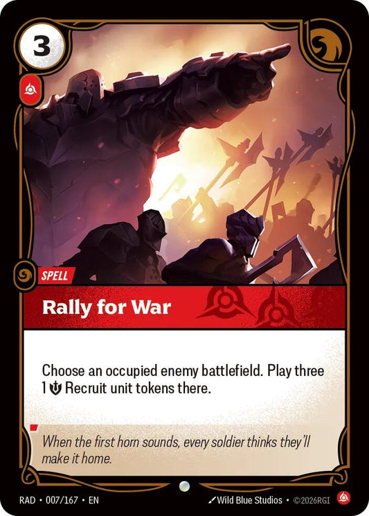Rally for War [Radiance] 007/167