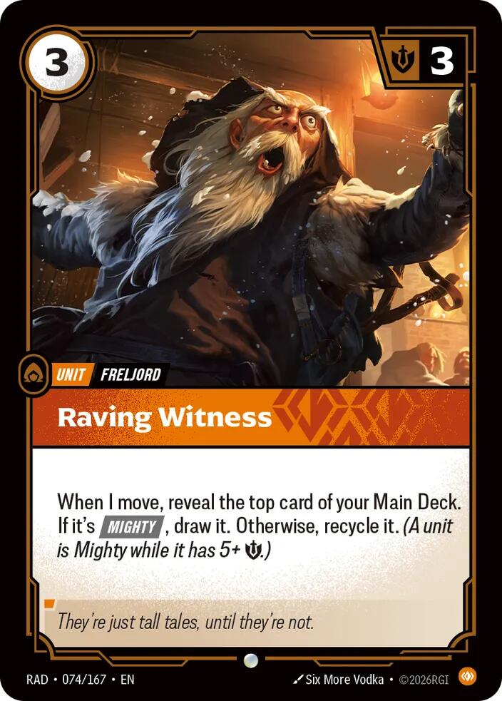 Raving Witness [Radiance] 074/167