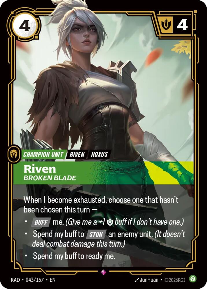 Riven, Broken Blade [Radiance] 043/167
