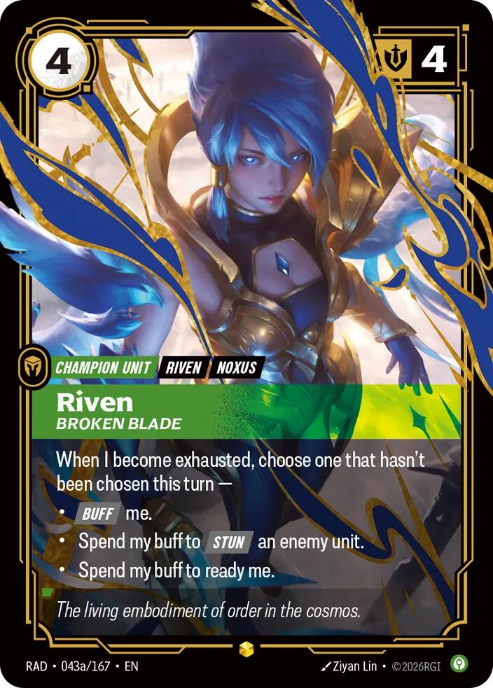 Riven, Broken Blade (Alternate Art) [Radiance] 043a/167