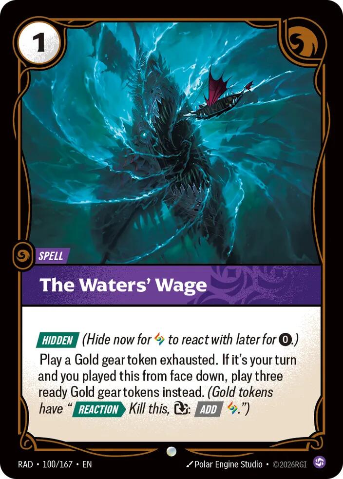 The Waters' Wage [Radiance] 100/167