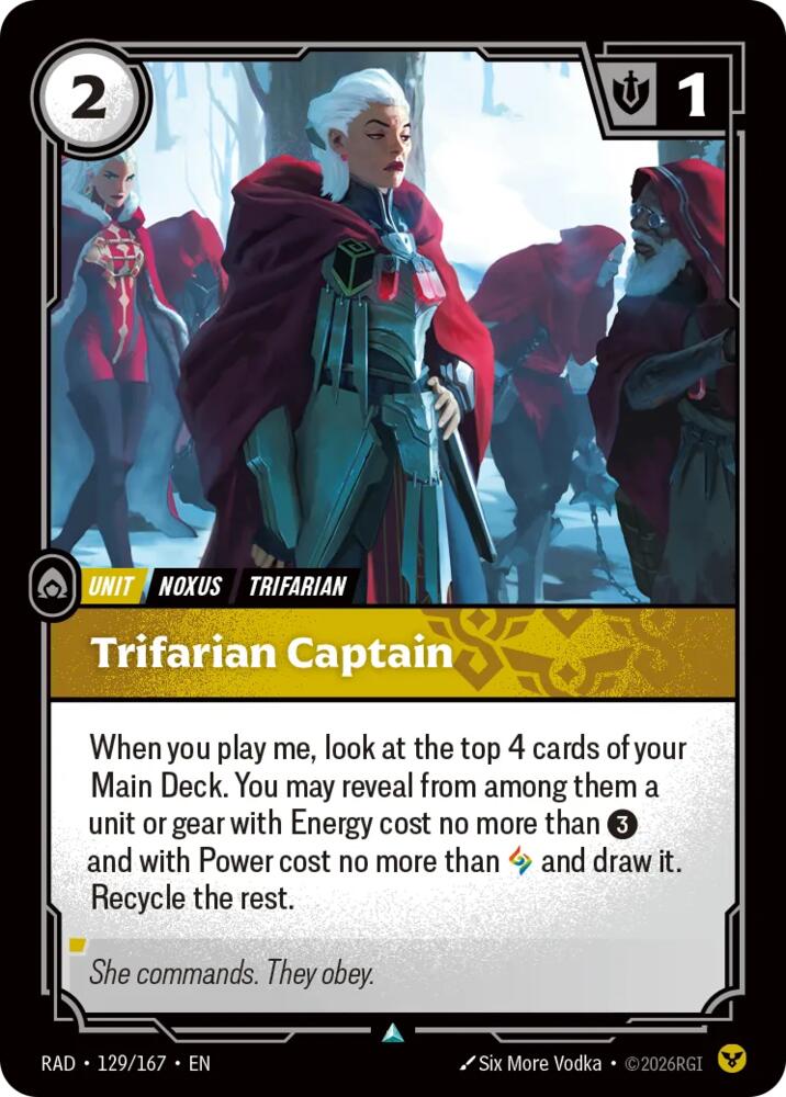 Trifarian Captain [Radiance] 129/167