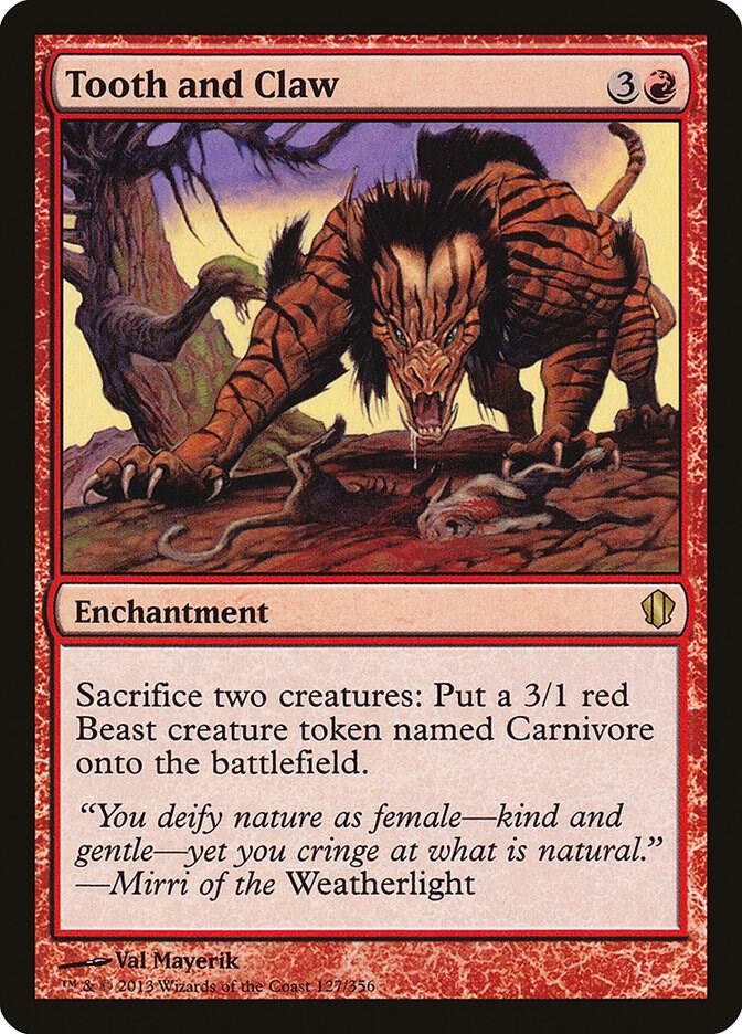 Tooth and Claw [Commander 2013] 127