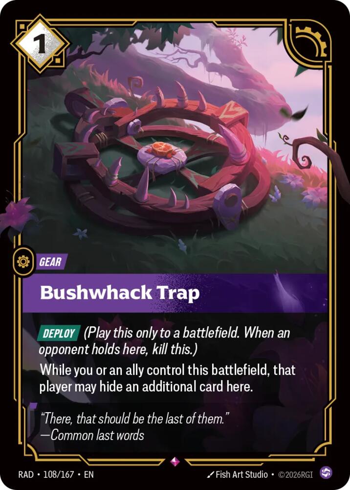 Bushwhack Trap [Radiance] 108/167