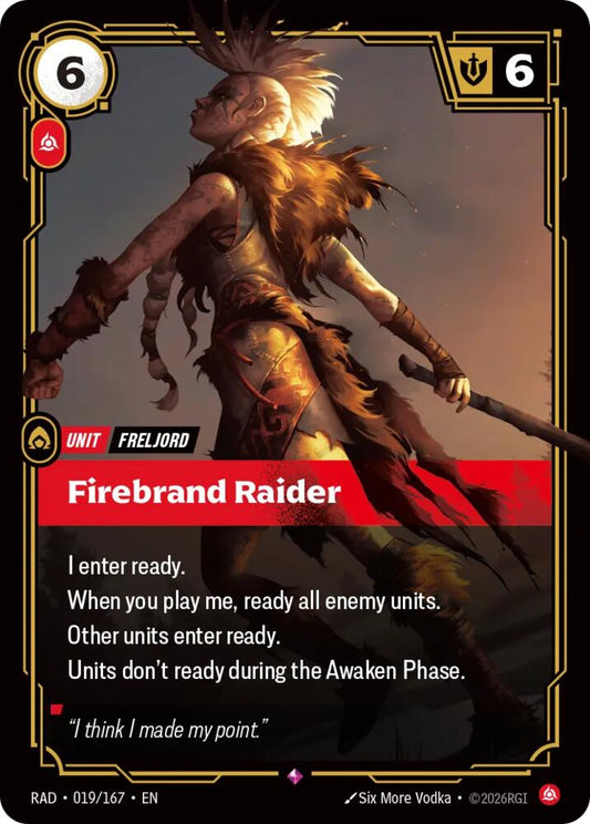 Firebrand Raider [Radiance] 019/167