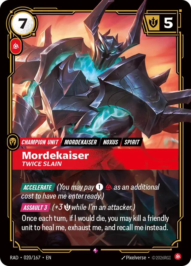 Mordekaiser, Twice Slain [Radiance] 020/167
