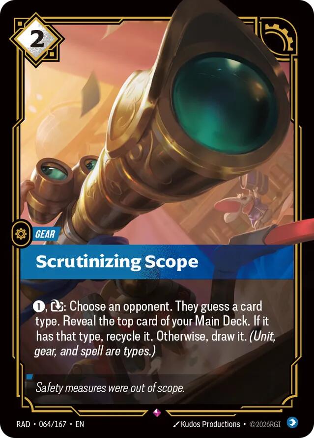 Scrutinizing Scope [Radiance] 064/167