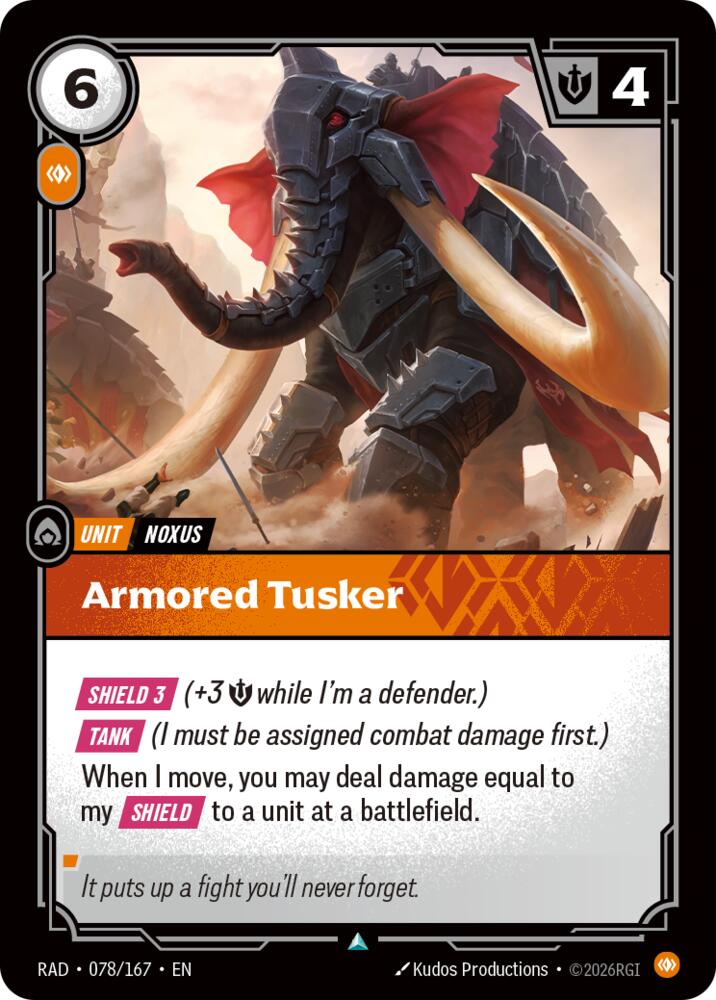 Armored Tusker [Radiance] 078/167