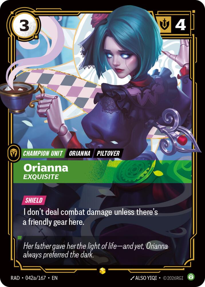Orianna, Exquisite (Alternate Art) [Radiance] 042a/167