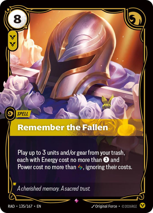 Remember the Fallen [Radiance] 135/167