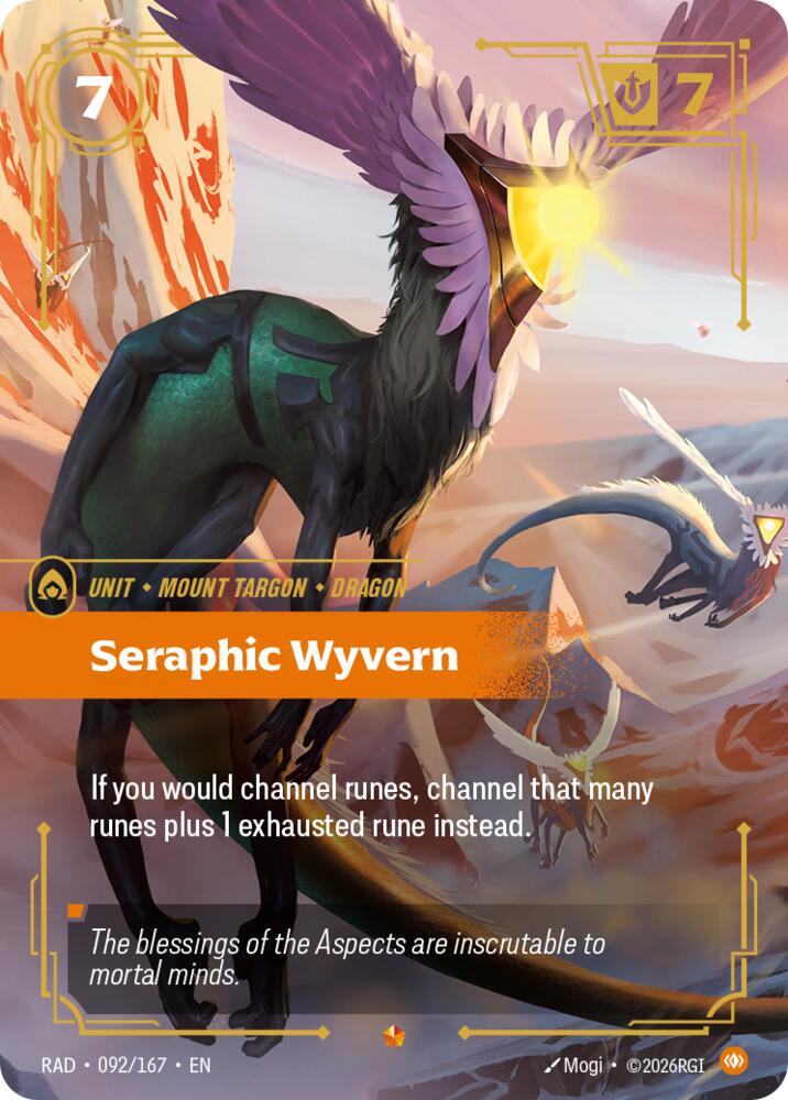 Seraphic Wyvern [Radiance] 092/167
