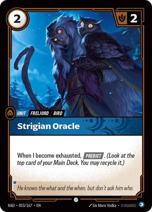 Strigian Oracle [Radiance] 053/167