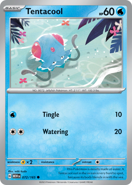 Tentacool - 72/165 151