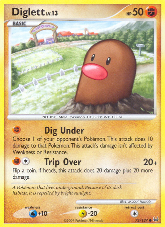 Diglett - 72/127 Platinum