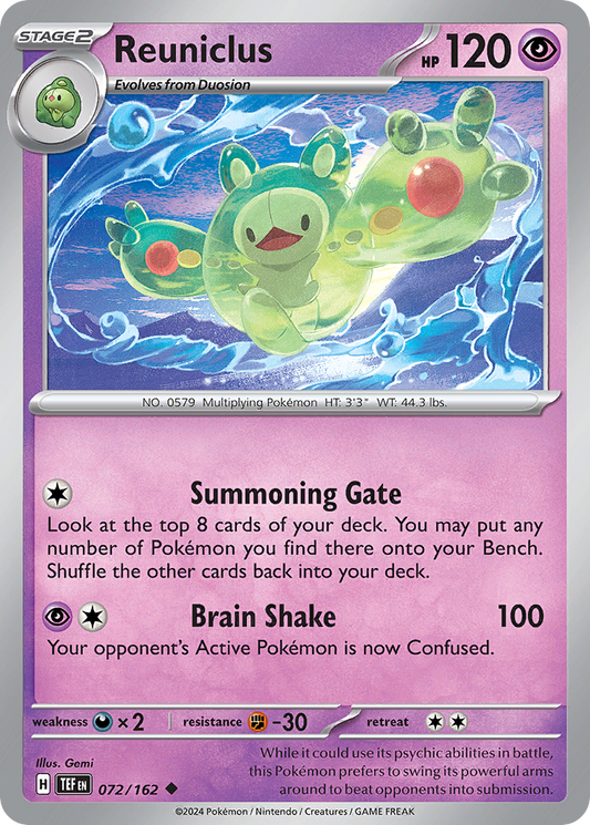 Reuniclus - 72/162 Temporal Forces