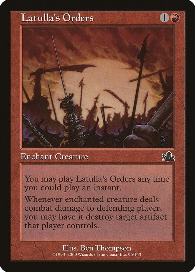 Latulla's Orders [Prophecy] 96