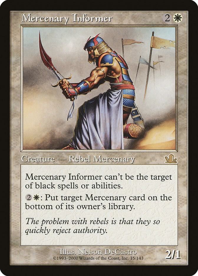 Mercenary Informer [Prophecy] 15