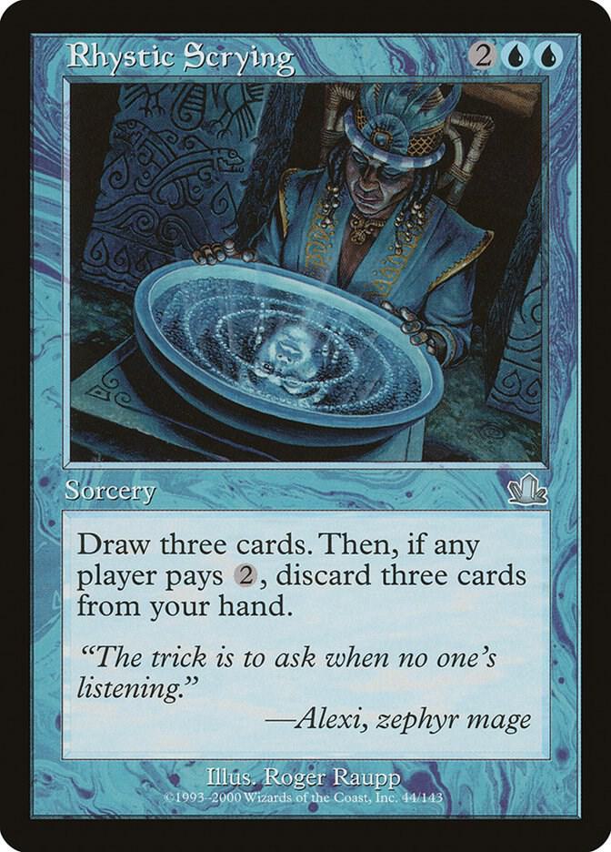 Rhystic Scrying [Prophecy] 44