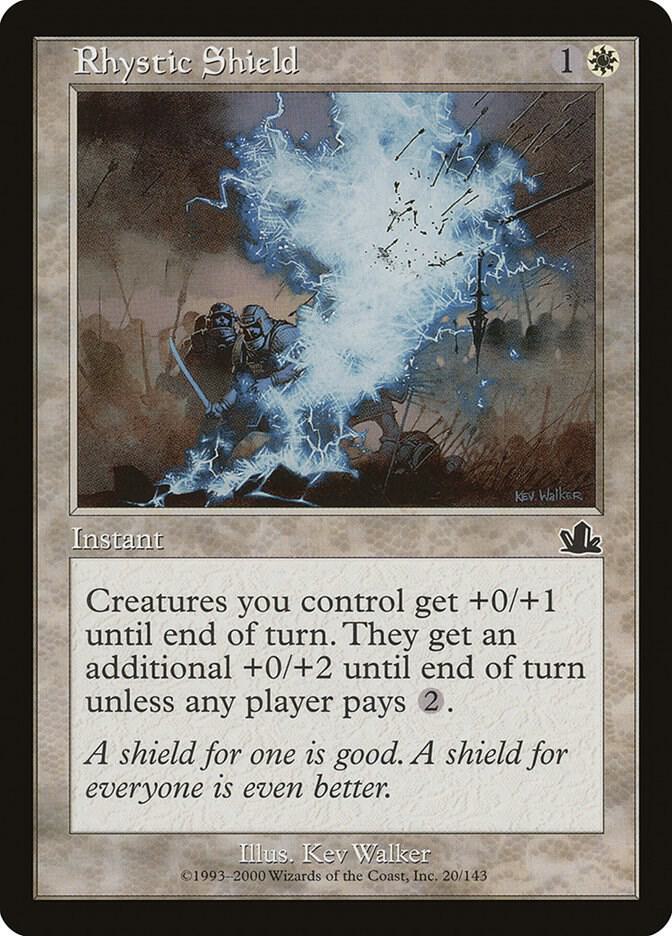 Rhystic Shield [Prophecy] 20