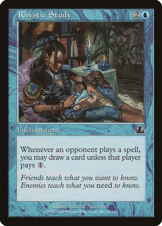 Rhystic Study [Prophecy] 45