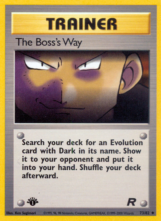 The Boss's Way - 73/82 Team Rocket