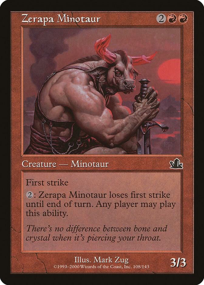Zerapa Minotaur [Prophecy] 108