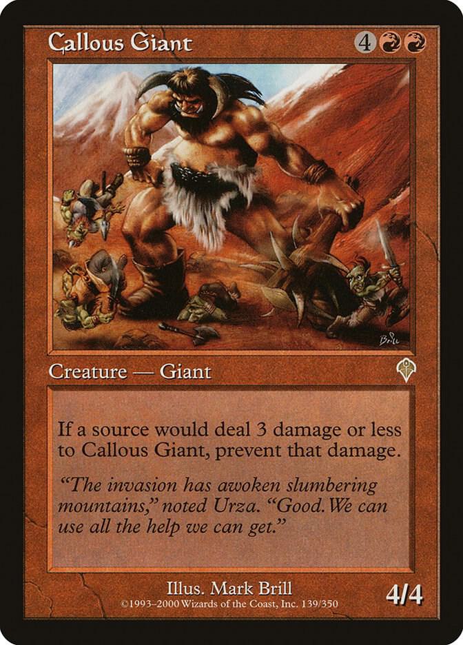 Callous Giant [Invasion] 139