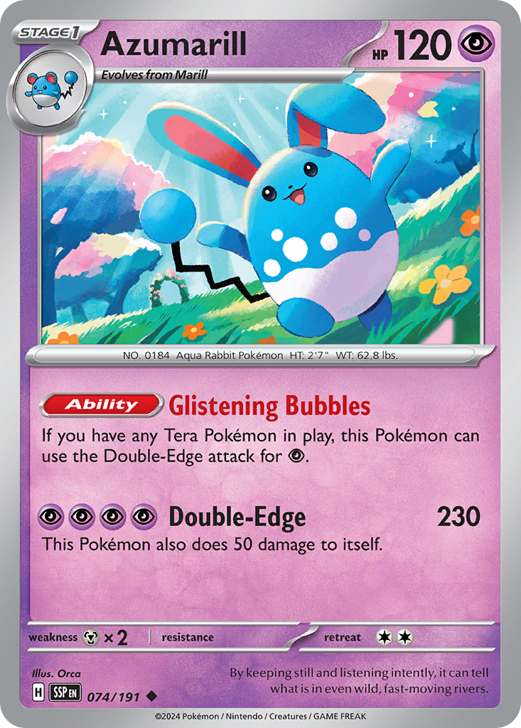 Azumarill - 74/191 Surging Sparks