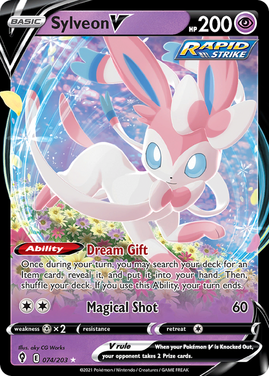 Sylveon V - 74/203 Evolving Skies