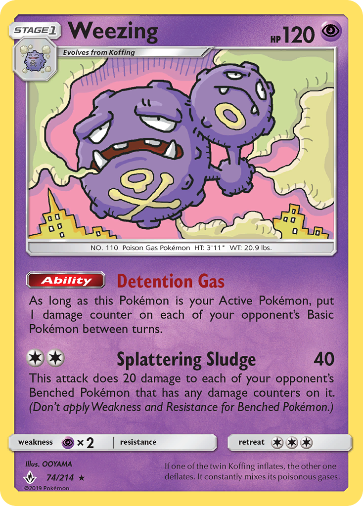 Weezing - 74/214 Unbroken Bonds