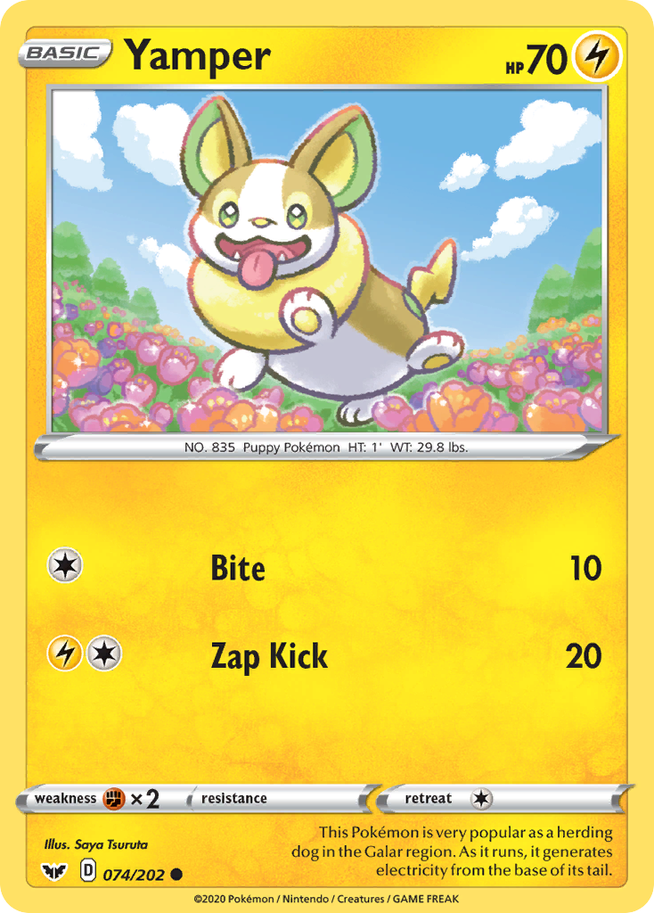 Yamper - 74/202 Sword & Shield