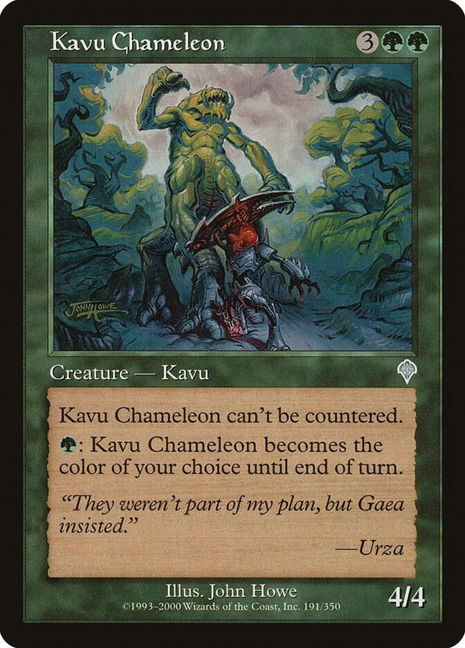 Kavu Chameleon [Invasion] 191