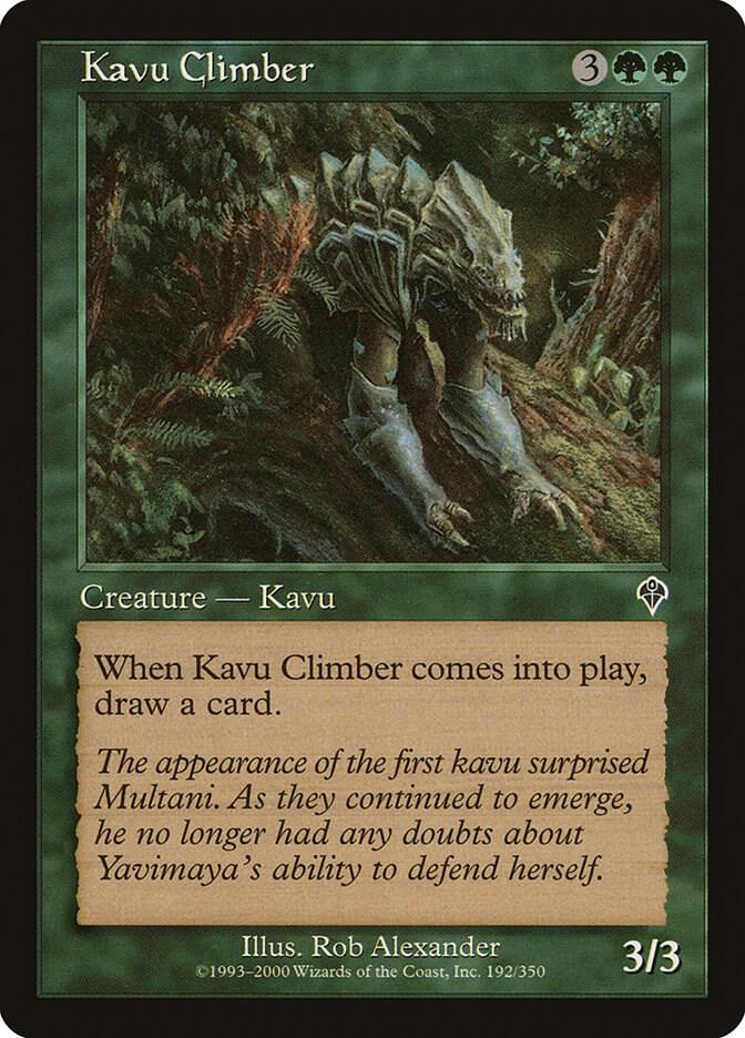 Kavu Climber [Invasion] 192