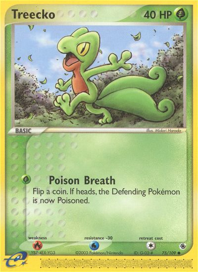 Treecko - 75/109 Ruby & Sapphire